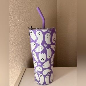 Purple Ghost Tumbler